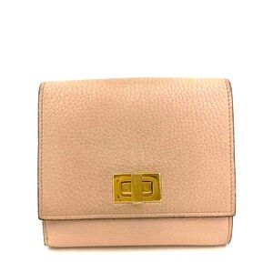 FENDI Peek A Boo Leather Bifold wallet